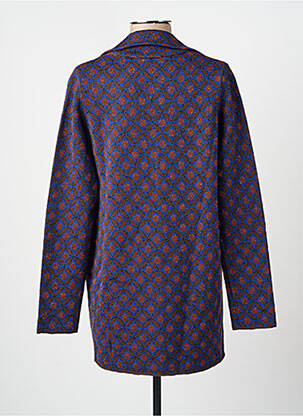 Veste casual coupe droite bleu MALIPARMI femme