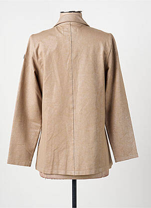 Veste casual coupe cintrée beige FRENCH TERRY 1818 femme