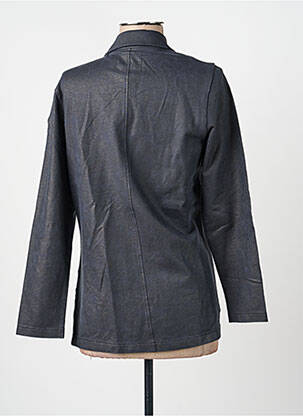 Veste casual col chemisier gris FRENCH TERRY 1818 femme