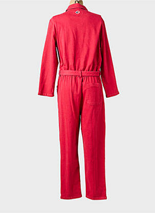 Combi-pantalon col chemisier manches longues rose LA PETITE FRANCAISE femme