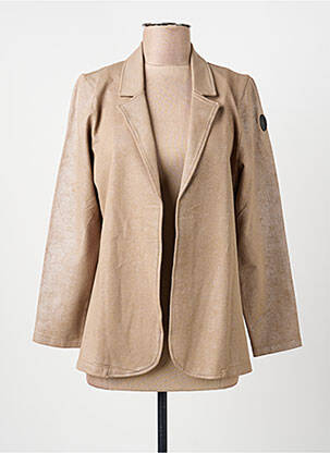 Veste casual coupe cintrée beige FRENCH TERRY 1818 femme