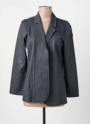 Veste casual col chemisier gris FRENCH TERRY 1818 femme