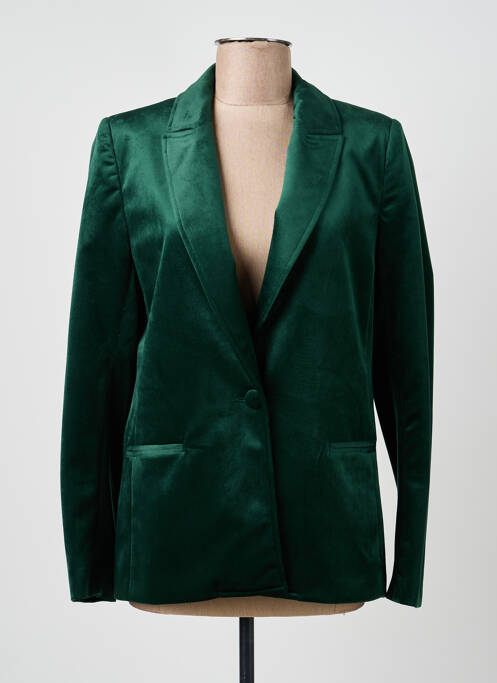 Blazer coupe cintrée vert LA PETITE FRANCAISE femme
