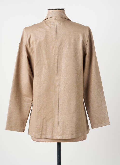 Veste casual coupe cintrée beige FRENCH TERRY 1818 femme