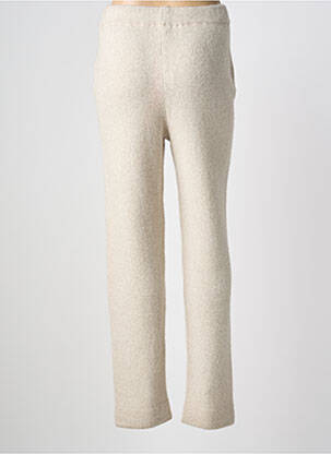 Pantalon slim taille élastique taille normale beige BONNETERIE UNIVERSEL femme