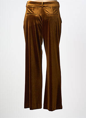 Pantalon flare stretch taille normale marron LOLA CASADEMUNT femme