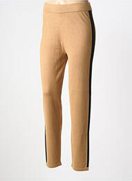 Legging tissage jersey taille normale beige ODEMAI femme