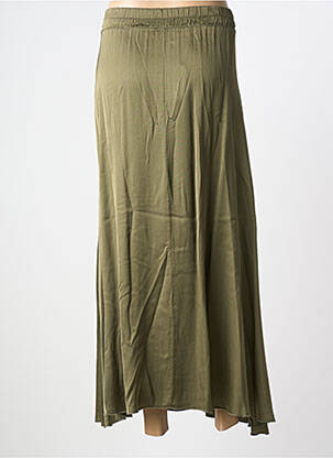Jupe longue taille haute vert DIXIE femme