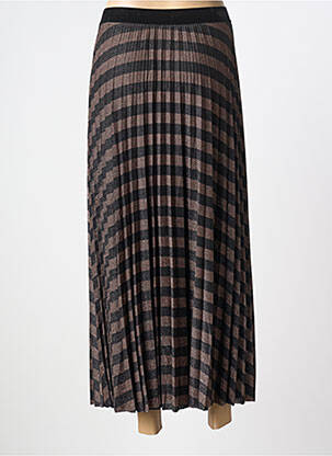 Jupe mi-longue stretch noir DIXIE femme