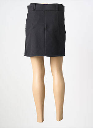 Jupe courte coupe droite noir LM LULU femme