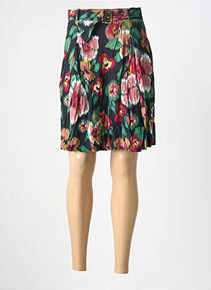 Jupe mi-longue taille à pinces noir LA PETITE FRANCAISE femme
