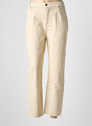 Jeans coupe droite stretch taille normale beige HARRIS WILSON femme