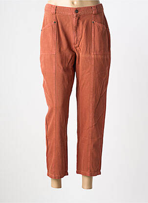 Jeans coupe droite taille haute taille haute orange HARRIS WILSON femme