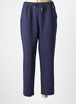 Pantalon 7/8 stretch taille normale bleu LOLA CASADEMUNT femme