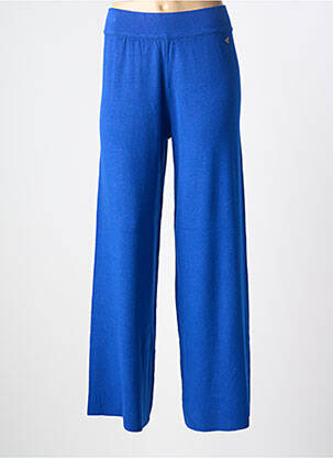 Pantalon large taille normale taille normale bleu DIXIE femme