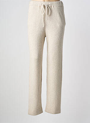 Pantalon slim taille élastique taille normale beige BONNETERIE UNIVERSEL femme