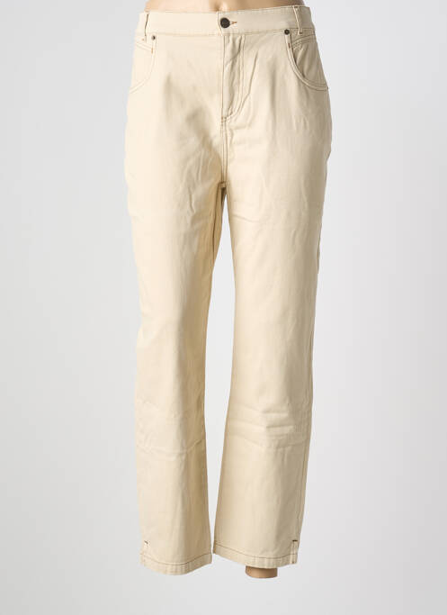 Jeans coupe droite stretch taille normale beige HARRIS WILSON femme