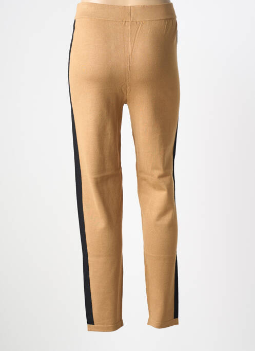 Legging tissage jersey taille normale beige ODEMAI femme