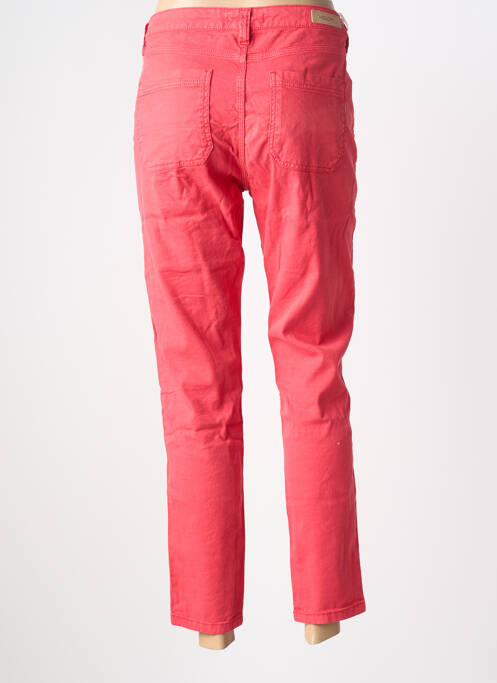 Pantalon 7/8 taille à pinces taille normale rouge ISLOW femme