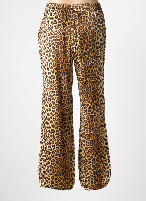 Pantalon droit taille à pinces taille normale beige SUMMUM femme