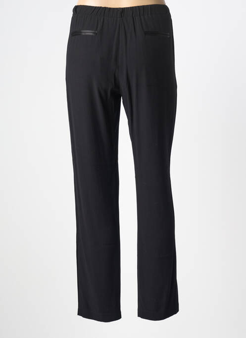 Pantalon droit taille élastique taille normale noir LA PETITE FRANCAISE femme