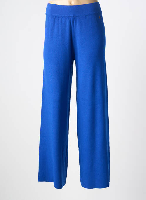 Pantalon large taille normale taille normale bleu DIXIE femme
