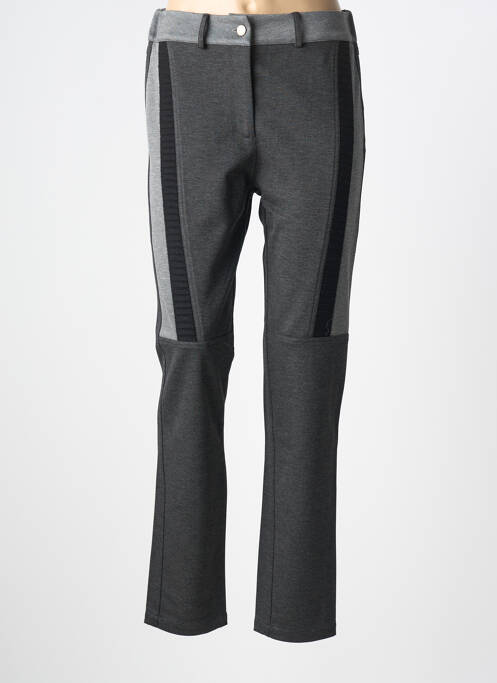 Pantalon slim taille élastique taille normale gris TRICOT CHIC femme