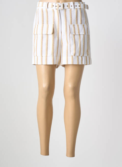 Short taille à pinces taille normale blanc PHO FIRENZE femme