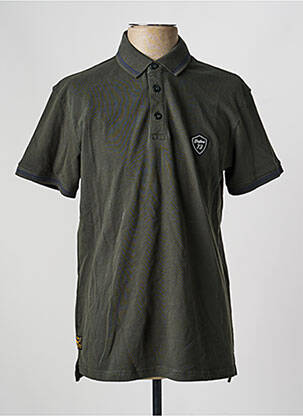 Polo coupe droite manches courtes vert DAYTONA homme