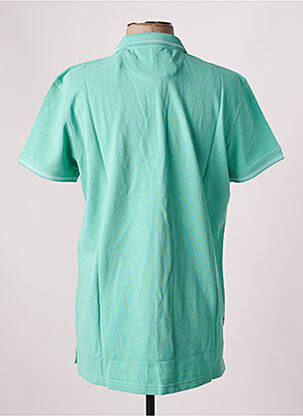 Polo coupe droite manches courtes vert DAYTONA homme
