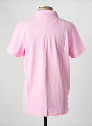 Polo coupe droite manches courtes rose DAYTONA homme