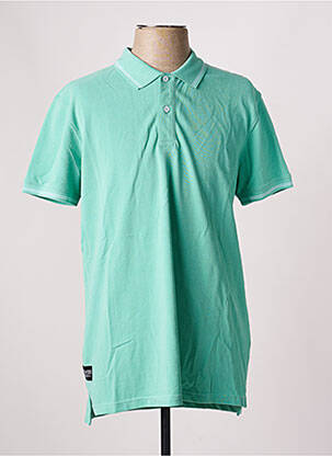Polo coupe droite manches courtes vert DAYTONA homme