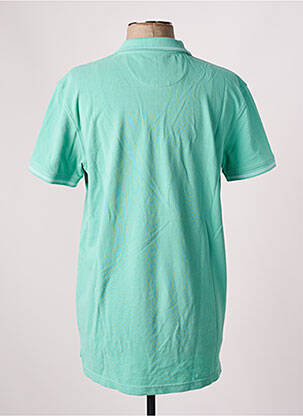 Polo coupe droite manches courtes vert DAYTONA homme