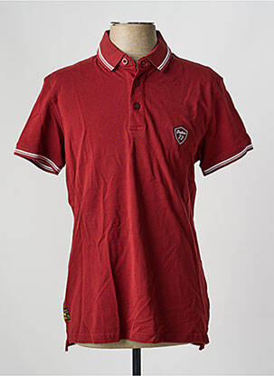 Polo coupe cintrée manches courtes rouge DAYTONA homme