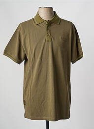 Polo coupe droite manches courtes vert DAYTONA homme