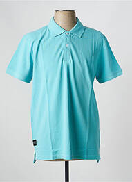 Polo coupe droite manches courtes bleu DAYTONA homme
