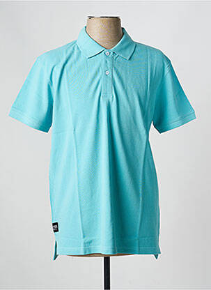 Polo coupe droite manches courtes bleu DAYTONA homme