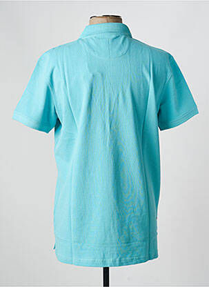 Polo coupe droite manches courtes bleu DAYTONA homme