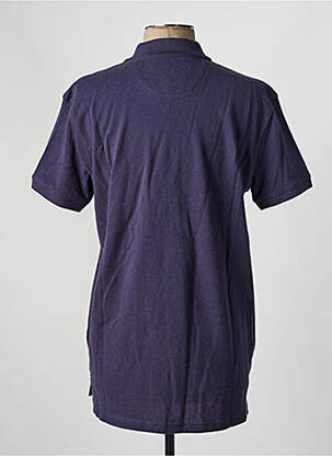 Polo coupe droite manches courtes bleu fonce DAYTONA homme