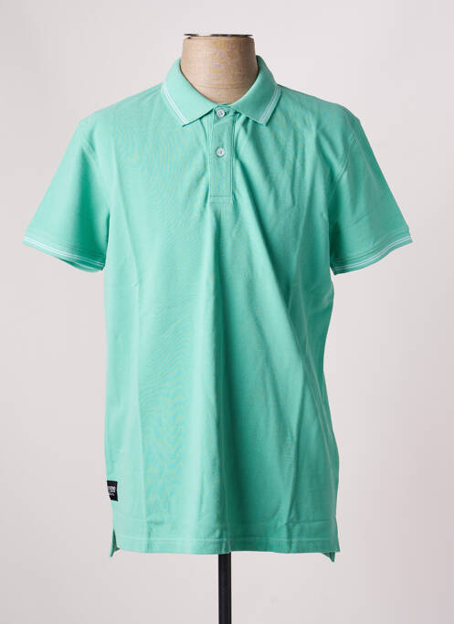 Polo coupe droite manches courtes vert DAYTONA homme