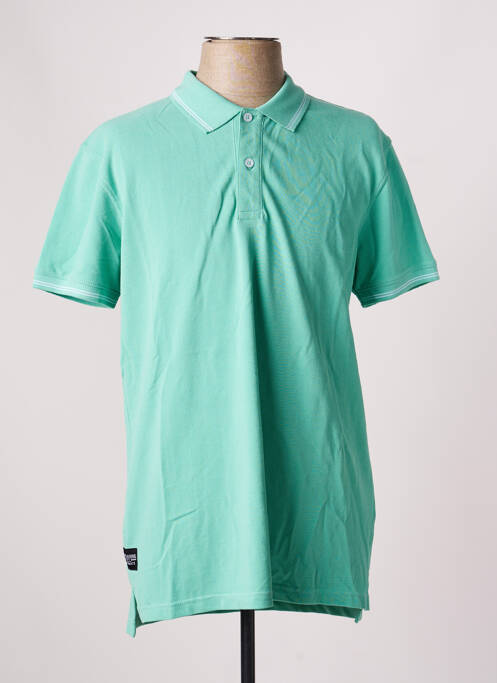 Polo coupe droite manches courtes vert DAYTONA homme