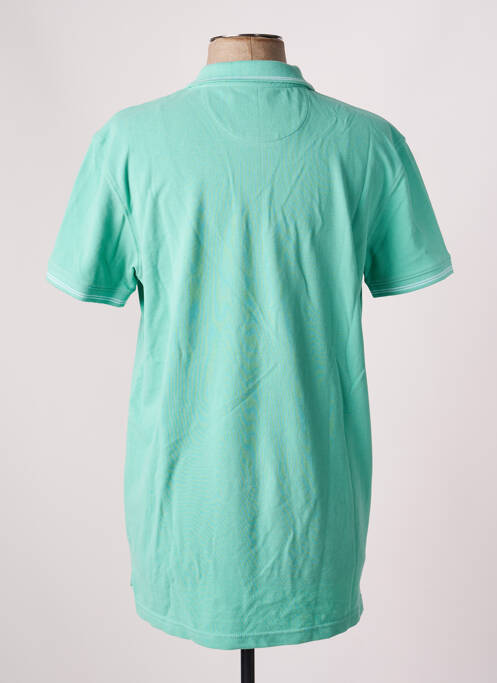 Polo coupe droite manches courtes vert DAYTONA homme