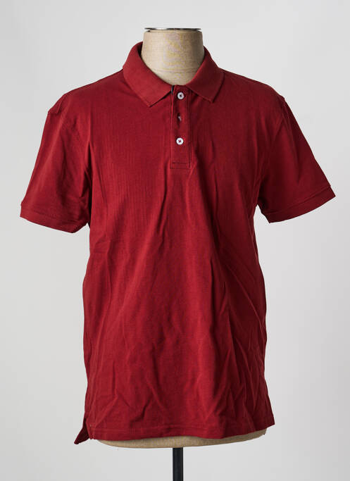 Polo coupe cintrée manches courtes rouge DAYTONA homme