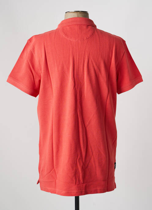 Polo coupe droite manches courtes orange DAYTONA homme