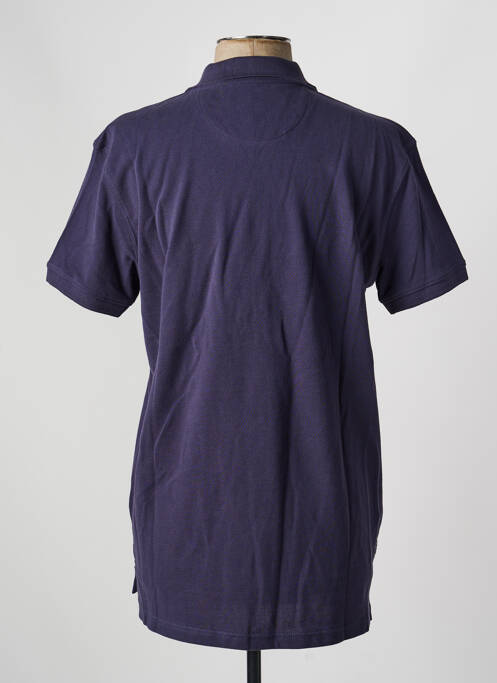 Polo coupe droite manches courtes bleu fonce DAYTONA homme