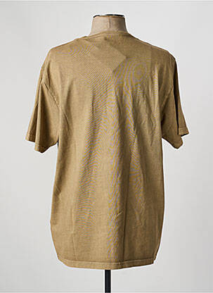 T-shirt stretch manches courtes vert IRON AND RESIN homme