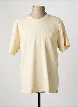 T-shirt stretch manches courtes beige IRON AND RESIN homme
