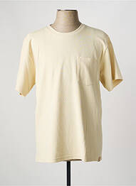 T-shirt stretch manches courtes beige IRON AND RESIN homme
