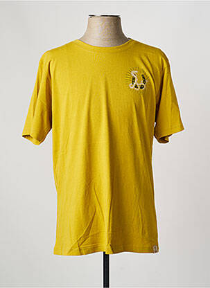 T-shirt stretch manches courtes vert IRON AND RESIN homme