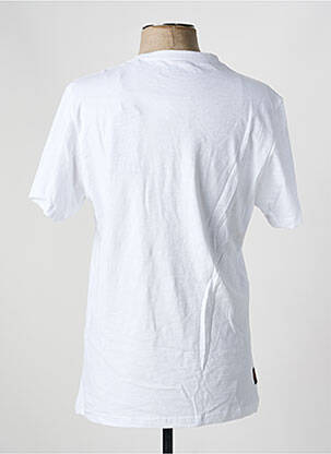 T-shirt stretch manches courtes blanc DAYTONA homme